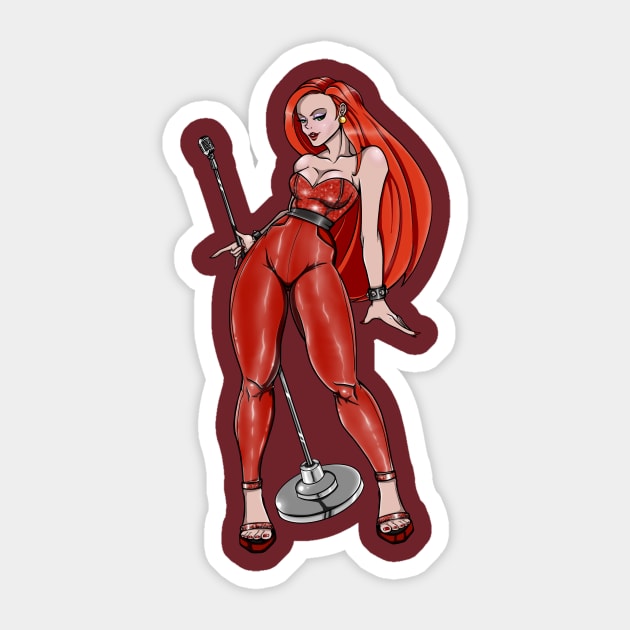 Jessica Rabbit Sticker by MauryAraya316